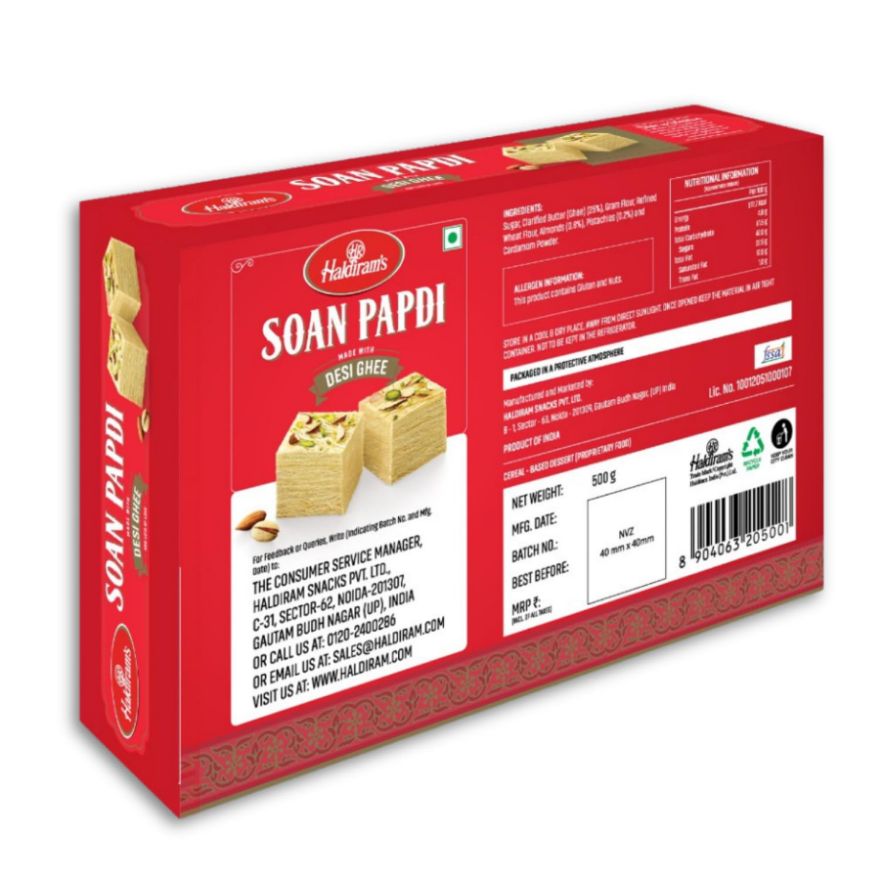 Haldirams Soan Papdi 500 Gms view 2