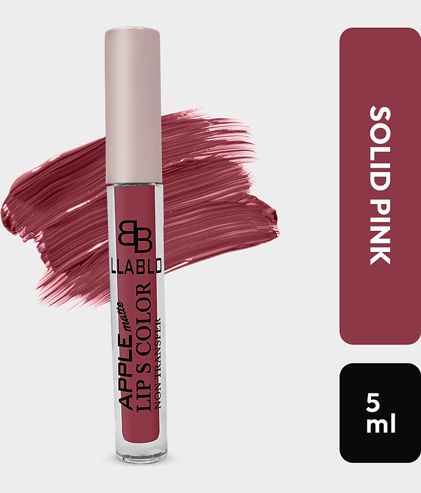 BELLABLOOM Nude Pink Matte Long Lasting Liquid Lipstick ( Pack of 1 ) view 2