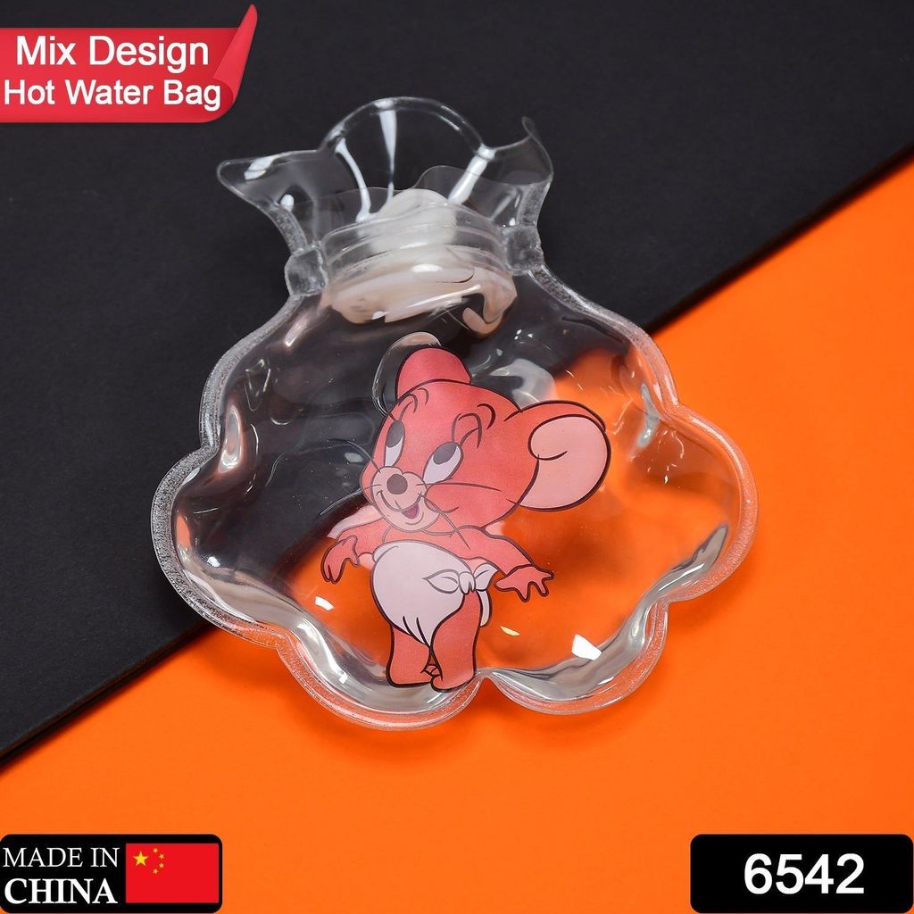 Transparent Multi-Design Hot Water Bag with Cover for Pain Relief view 2