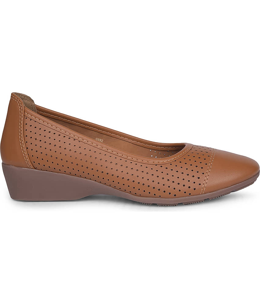 Bata Brown Women's Casual Ballerinas view 2