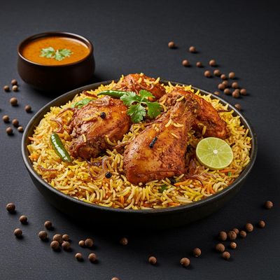 Pepper Chicken Biriyani