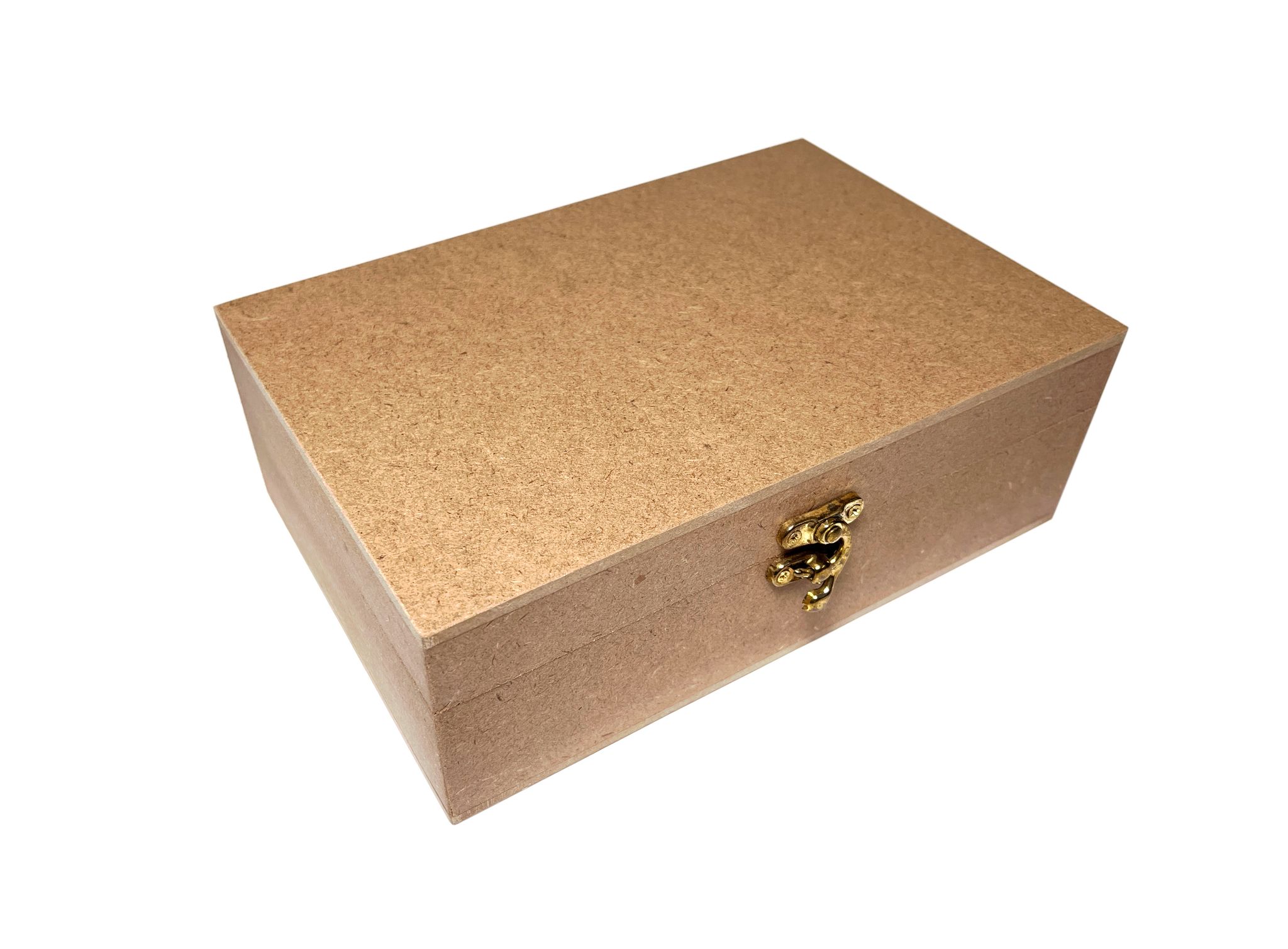 DEVESHA DIY Wooden Storage Box - 9 × 6 × 2.75 Inch | MDF Box for Art, Craft, Decoupage, Decoration & Storage