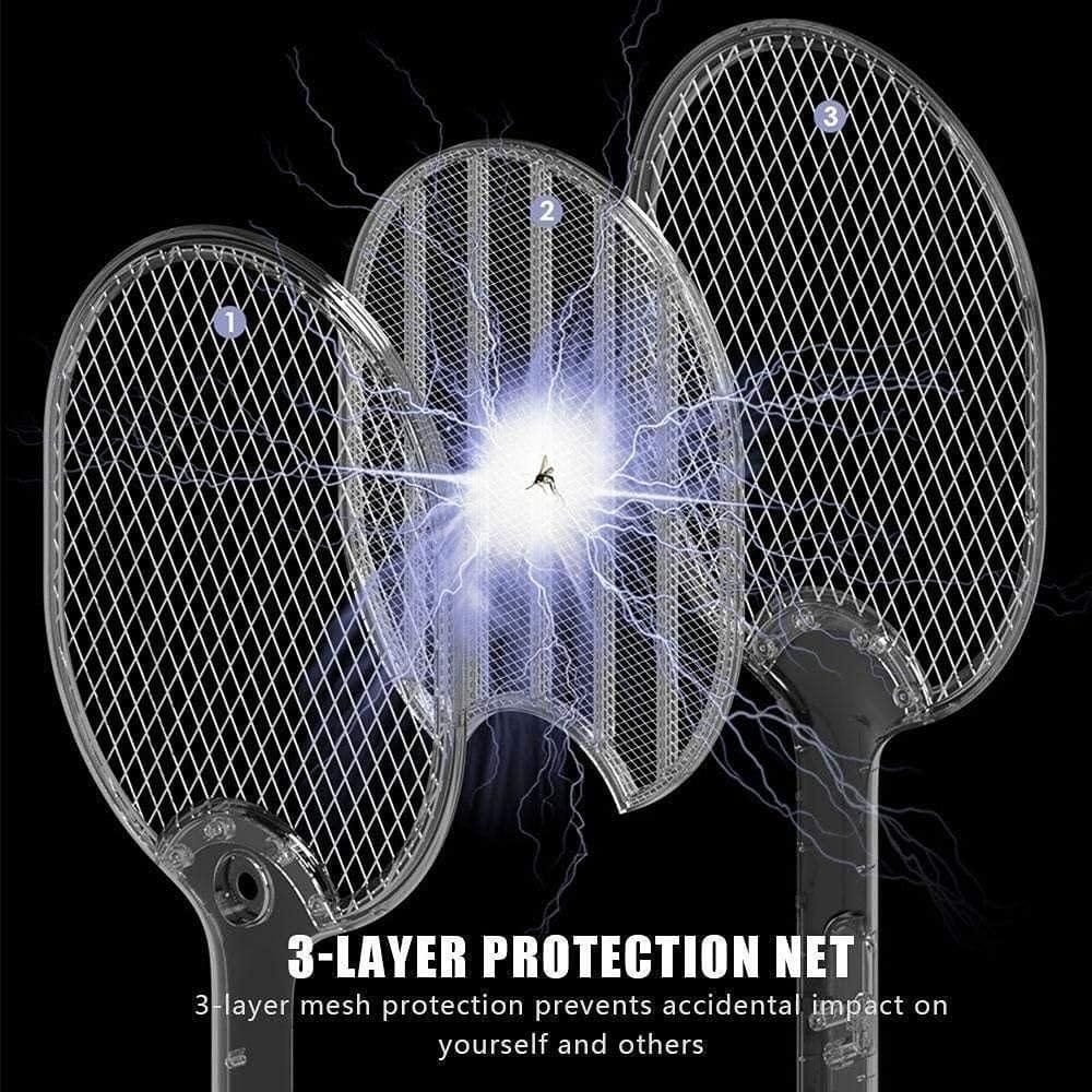 GLOWSERIE Electric Mosquito Killer Racket with USB Charging view 2