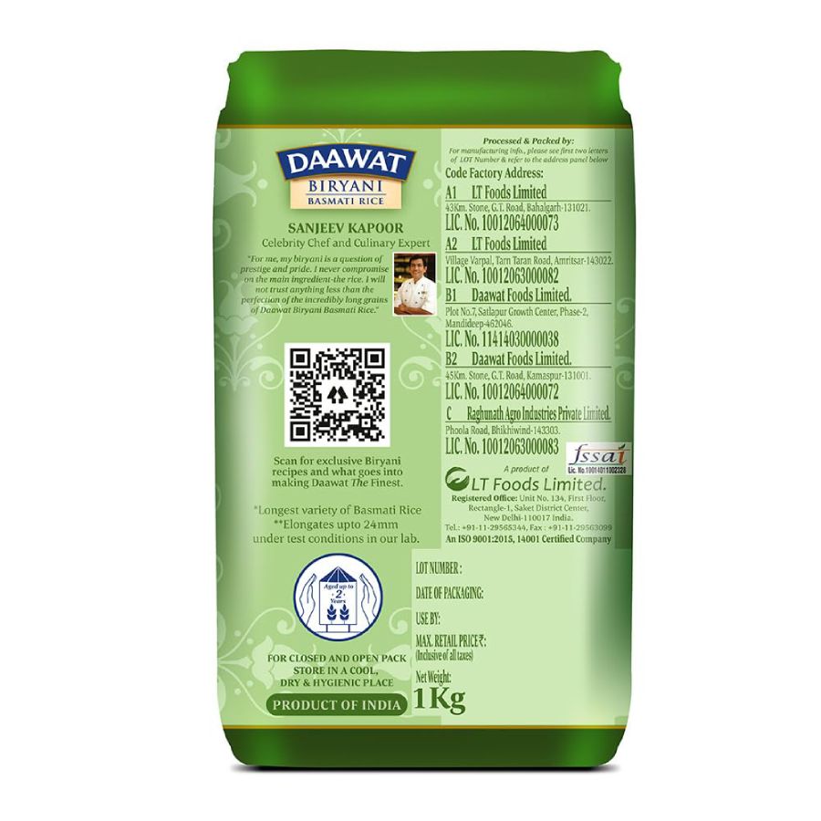 Daawat Rice (1 Kg) view 2