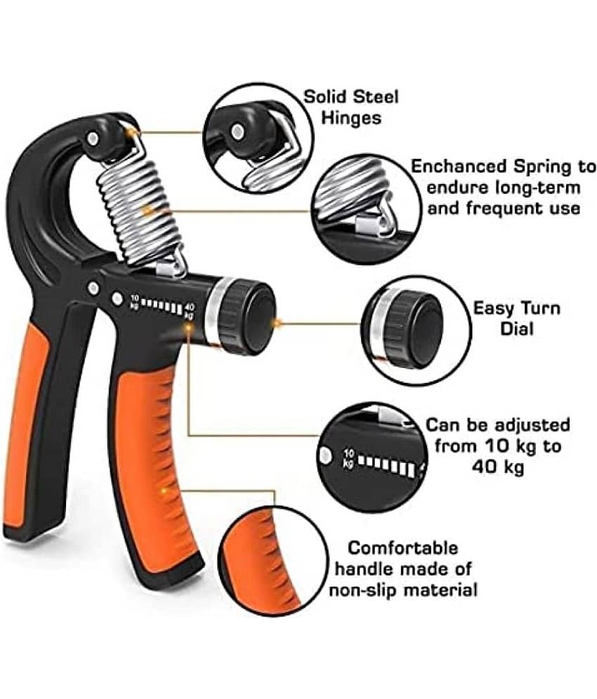 ODDISH Adjustable Resistance 22-88Lbs (10-40kg) Hand Grip Strengthener for Men & Women Gym Workout & Home Use Forearm Exercise view 2