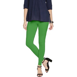 SHE PURE LUXURY WEAR Ankle Length Ethnic Wear Legging (Green, Solid) view 2