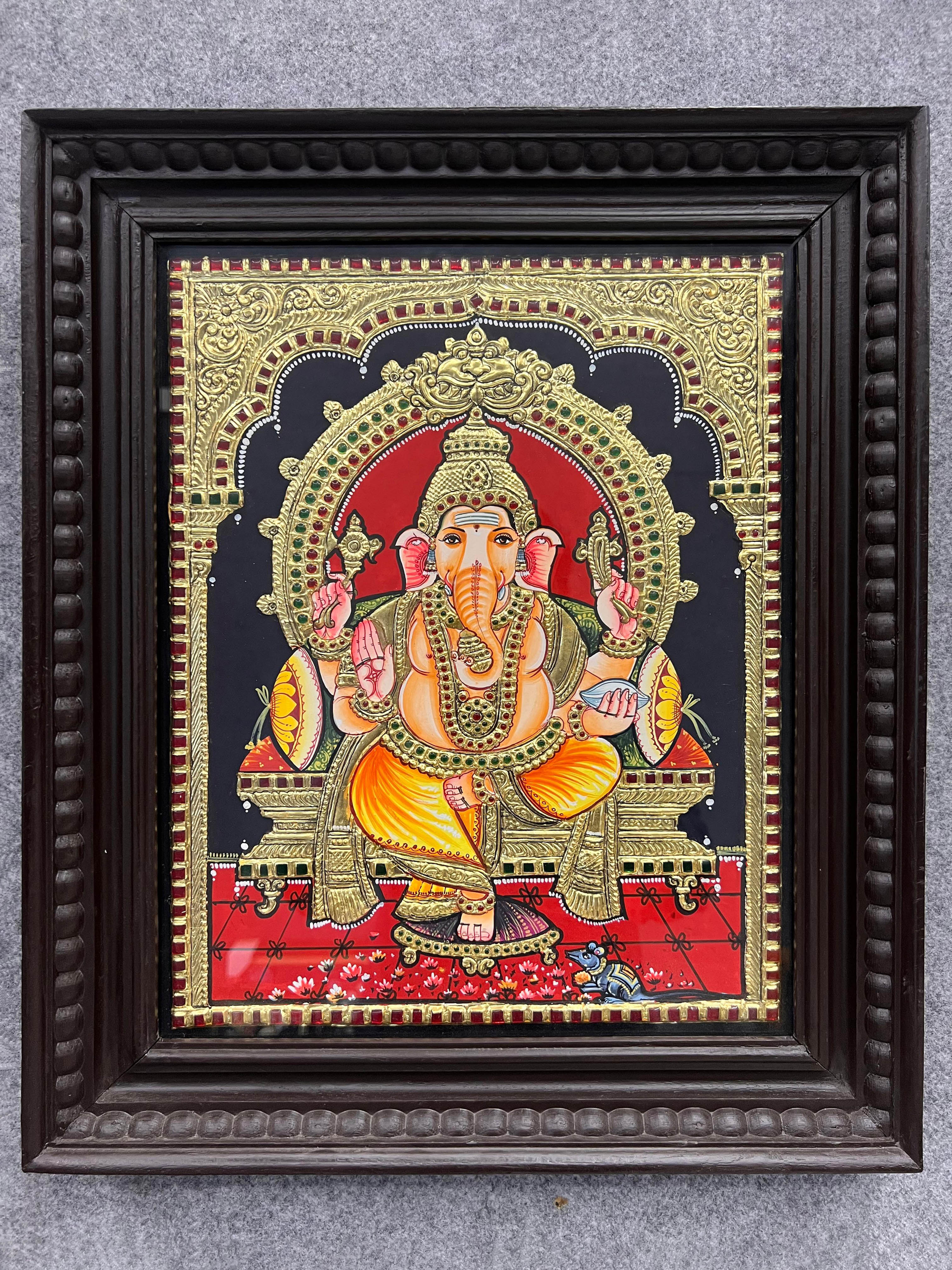 Vinayagar - With Frame 18 x 15 view 2