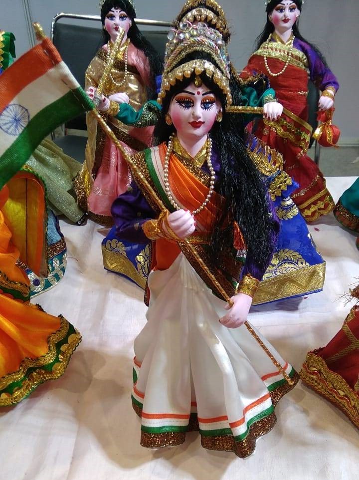 Doll Made with Wooden Stick view 2