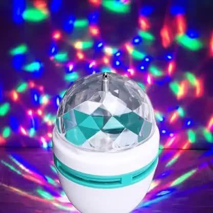 Elecsera (Diwali Light Rotating LED Crystal Bulb Magic Disco Light Night Lamp for Party Single Disco Ball (Ball Diameter: 2.5 cm) view 2