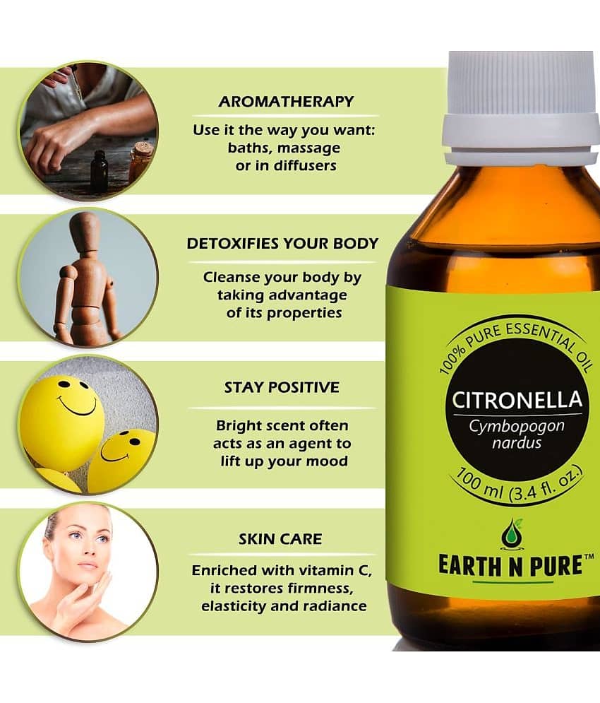 Earth N Pure - Citronella Essential Oil 100 mL ( Pack of 1 ) view 2