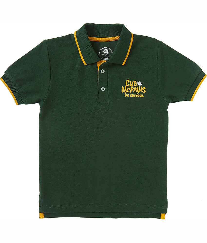 Cub Mcpaws Pack of 1 Boys Cotton T-Shirt ( Green ) view 2