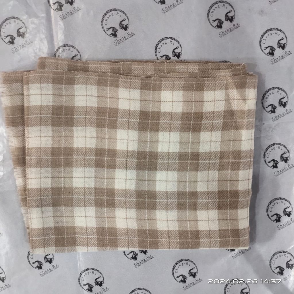 Luxurious Pashmina Scarf Cream Colour view 2