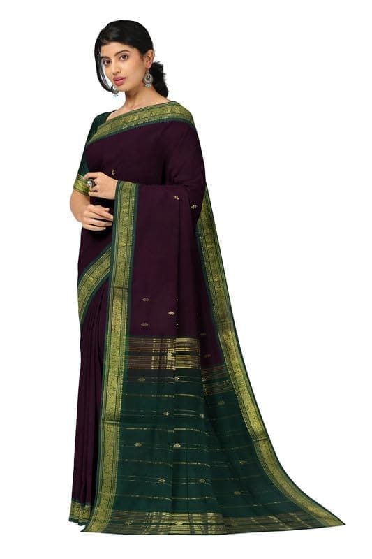APCO Handloom (A Andhra Pradesh Govt Emporium)- Women's Traditional Pure Handloom Bandar (Polavaram) Cotton Saree | BCS0059 view 2
