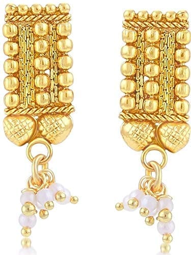Glorious Gold Plated Wedding jewellery Pearl Chocker view 2