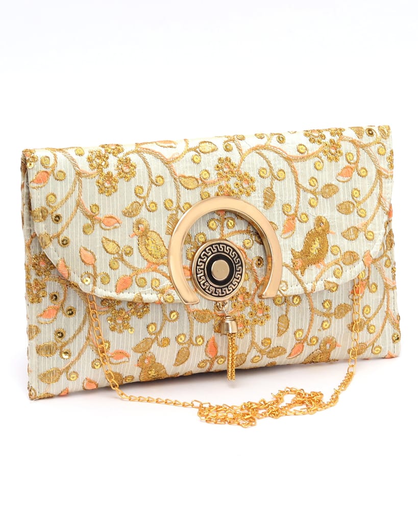 AUTHENTIC AK-WOMEN EMBROIDEREY CLUTCH PURSE A1 view 2