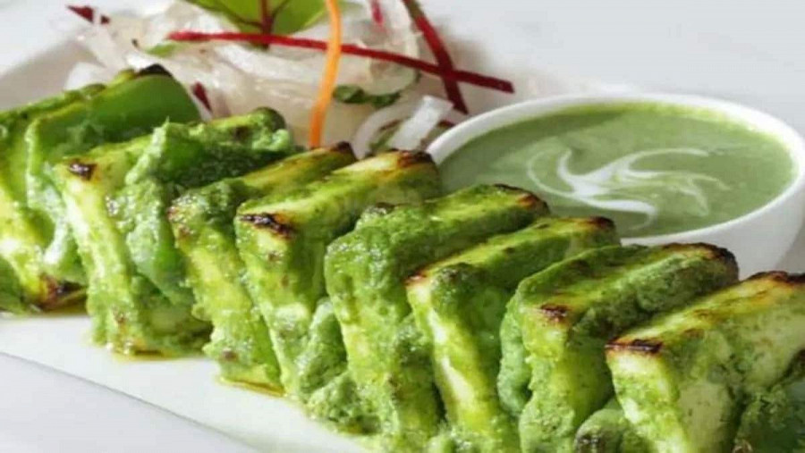 Paneer hariyali tikka