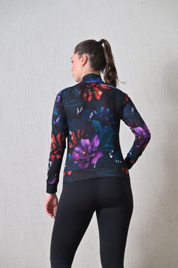 Body Smith Women Solid Full Sleeves Mesh Zipper view 2