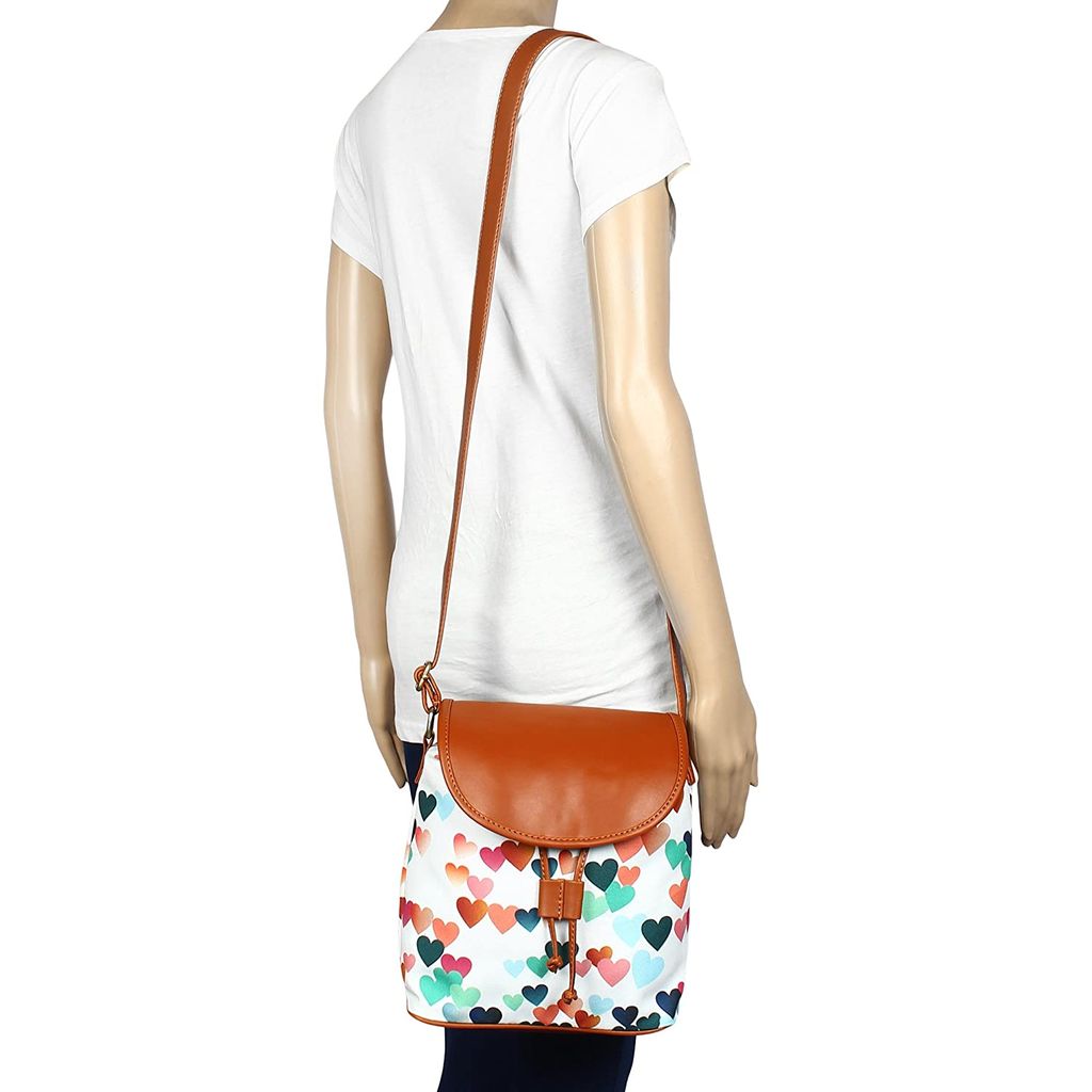 Lychee bags Women Canvas/PU Amie Sling Bag for Girls view 2