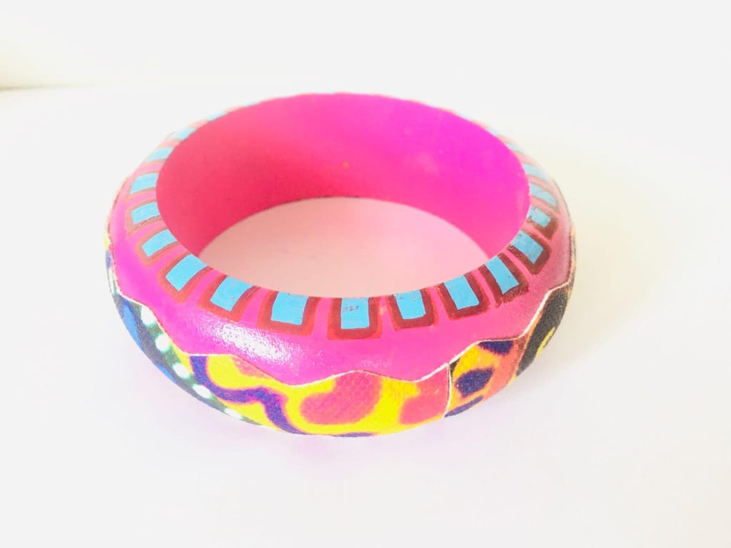 A Quirky Affair - Pink Bangle view 2
