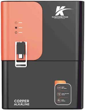 Kazanno Plus Copper Alkaline Water Purifier - Black Peach