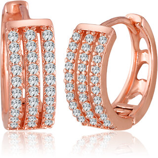 Vivastri Elite Charming Cz stone clip on Bali stud Earring for Women and Girls [VIVA2706ERG] view 2