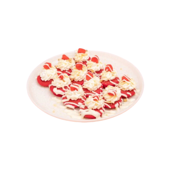 White Red Velvet Mini Pan Cake view 2