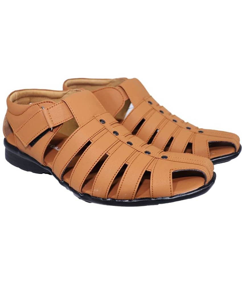 RAGE GAZE - Beige Men's Sandals view 2