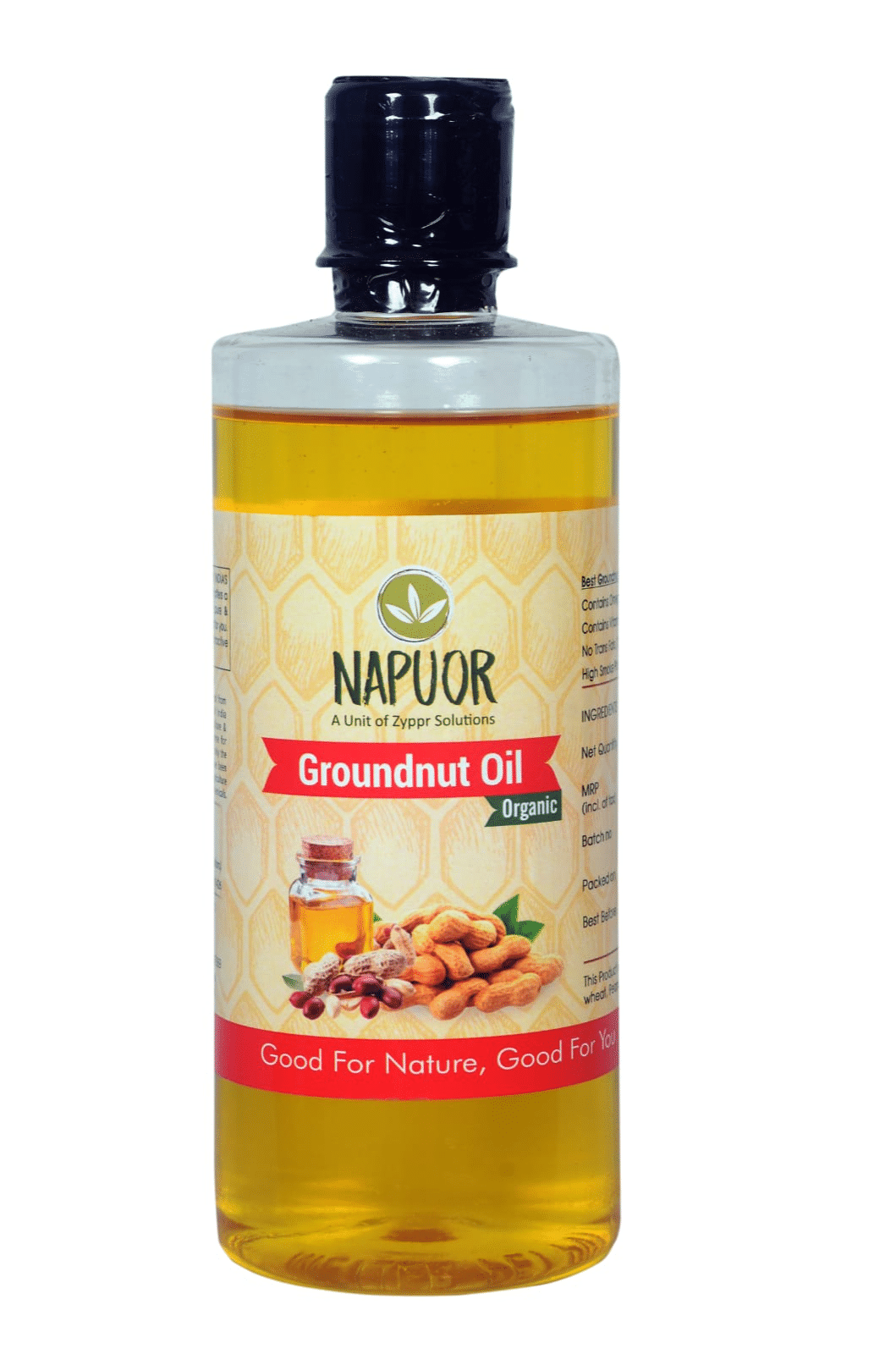 NAPUOR Groundnut Oil, 500 ml