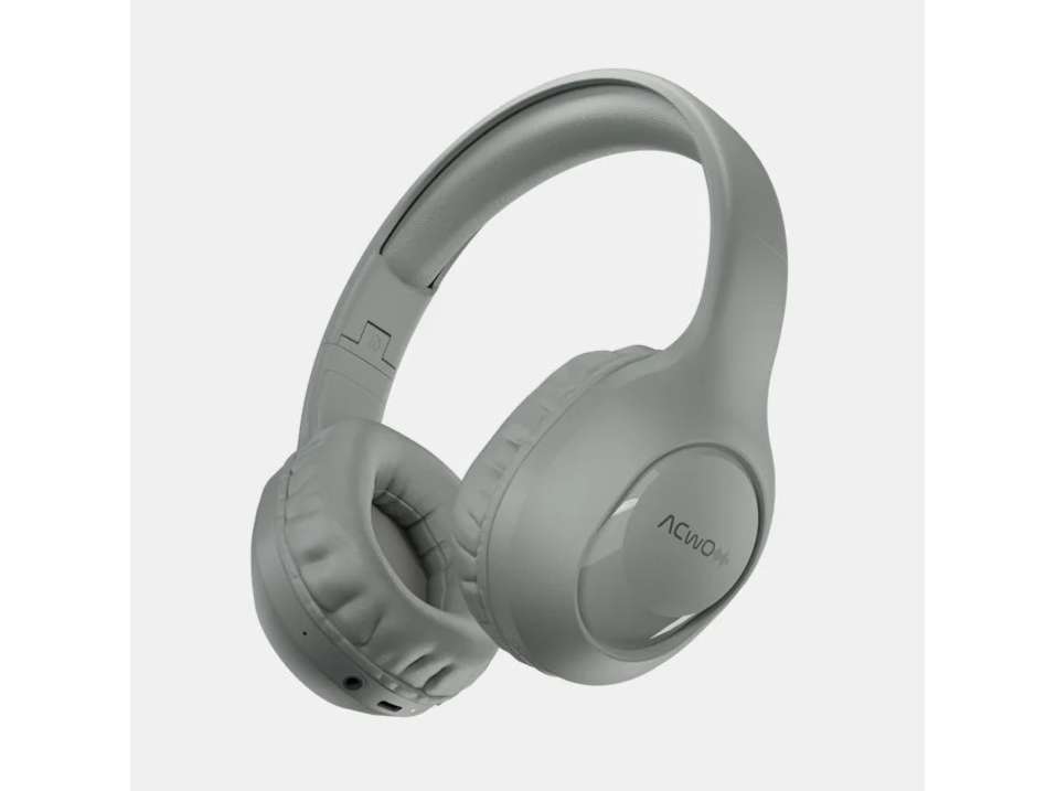 ACwO Twister 313, AI-ENC, Dual Device Connectivity, Dual EQ Modes, 40mm Bass BoomX Drivers, 50 Hours Playtime, 45ms Low Latency, IPX5 Voice Assistant - Quick-Silver view 2