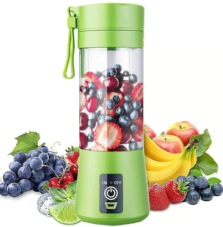 Juicer Rechargeable Portable Electric USB Juicer Bottle Blender for Making Juice,Travel Juicer for Fruits and Vegetables,Juice Maker Machine 240 Juicer Mixer Grinder (1 Jar, Multicolor) (random color)
