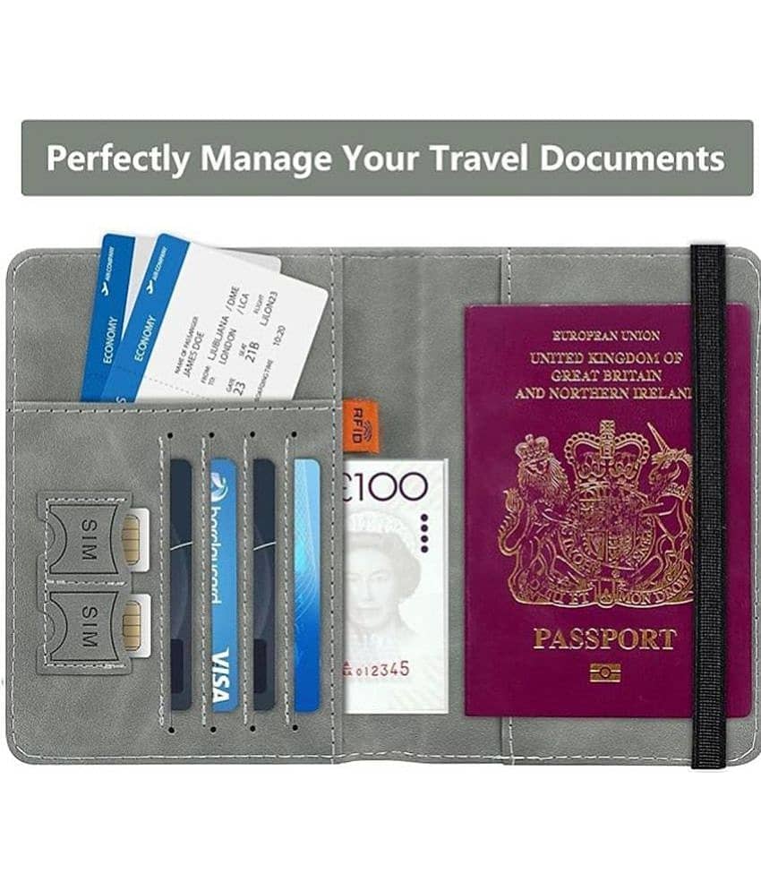 XFORIA PU Leather Passport Holder ( Pack 1 ) view 2
