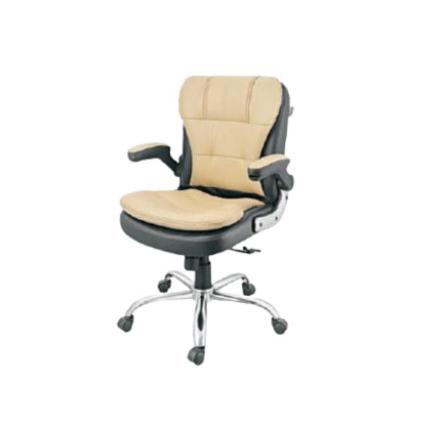 I am Boss - Leatherette Revolving With Extra Cushion & Uplift PU Handle (CS-L05-MB)