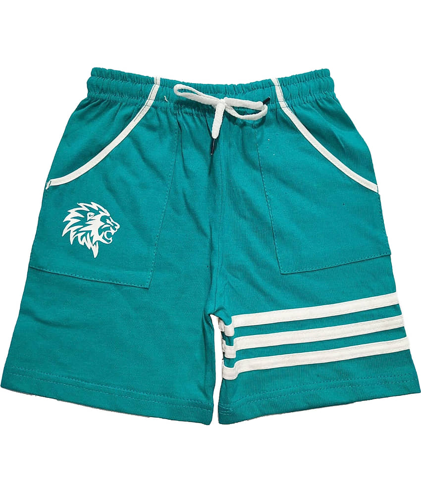 atlans Pack of 2 Cotton Blend Shorts For Boys ( Multi Color ) view 2