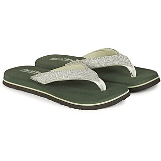 REAL WAY Women Slippers (Black , 5) view 2