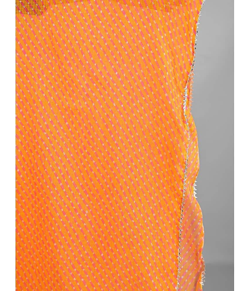 Apratim - Orange Cotton Women's Dupatta - ( Pack of 1 ) view 2