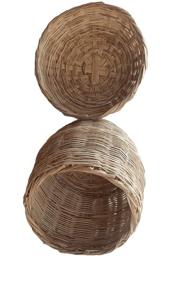 Handcrafted Wicker Basket with Lid for Storage and Organization view 2