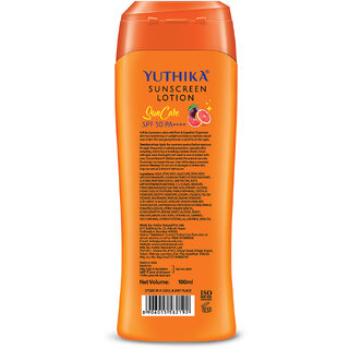 Yuthika Sunscreen Lotion SPF 50 PA+++ 100ml High Protection, Non-Greasy Formula view 2