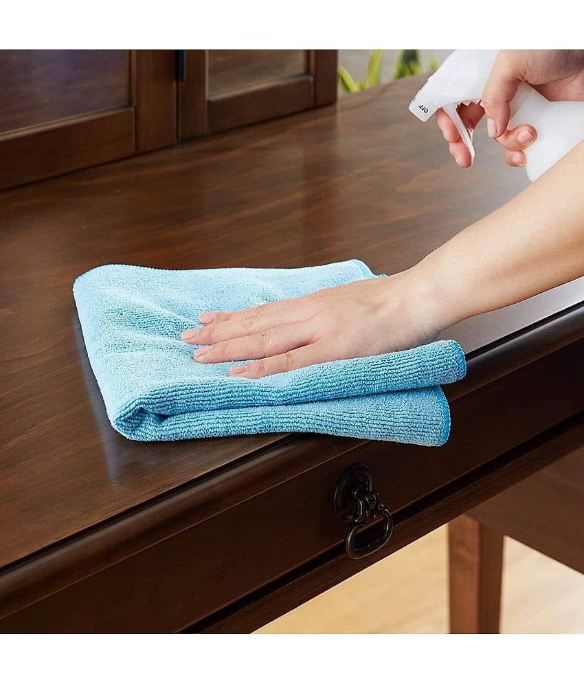 SIAGO - Blue 340 GSM Microfiber Cloth For Automobile ( Pack of 1 ) view 2