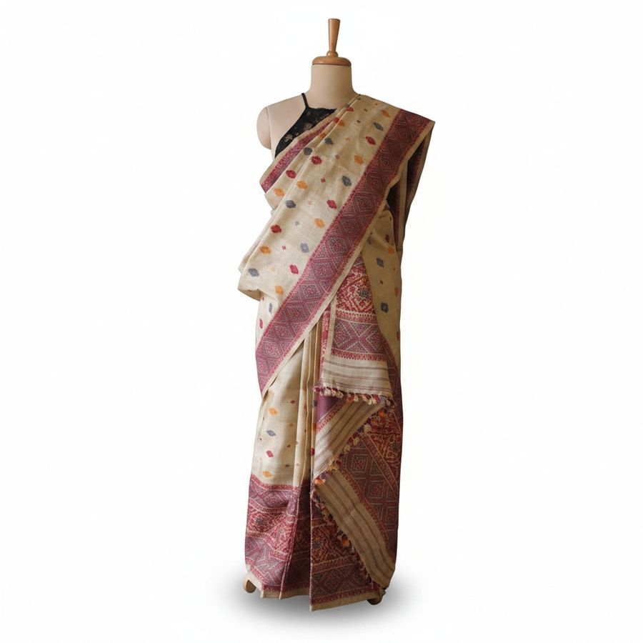 Hand-Woven Traditional Ethnic Saree view 2