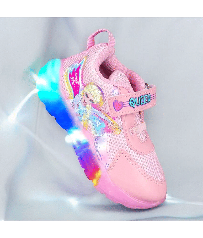 GLOBIN - Pink Girl's LED Shoes ( 1 Pair ) view 2