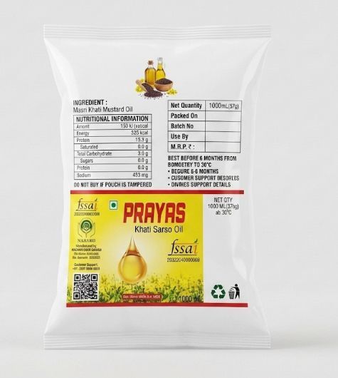 Kachi Ghani mustard oil - 1 L view 2