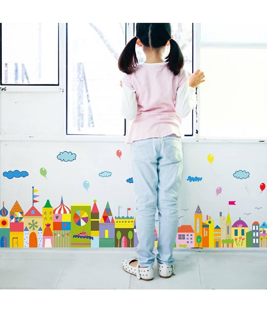 Jaamso Royals Kids wall sticker Animals Sticker ( 42 x 140 cms ) view 2