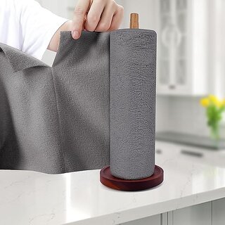 KSTAR Microfiber Cleaning Cloth Roll 25x25CM Reusable Tear-Away Towels Washable Super Absorbent Lint Free Cleaning Rags for Kitchen, Car, Garage and Home (Multicolor 1 Roll, 20 PCS) view 2
