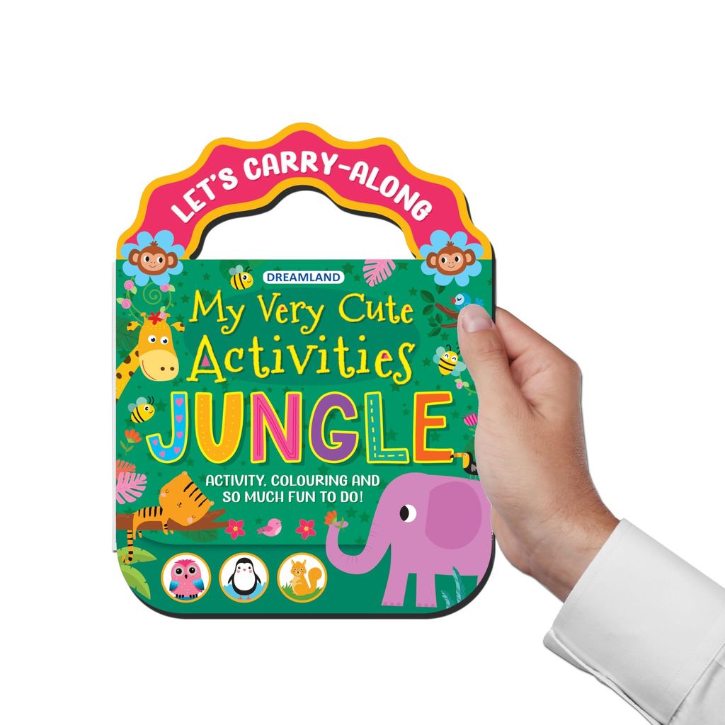 Jungle- Let's Carry-Along Activity, Colouring Book for Kids Age 3 -8 years (My Very Cute Activities Series) [Paperback] Dreamland Publications view 2