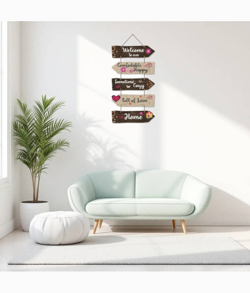 Welcome Wall Hanging for Home Decoration Wall Sculpture Wall Stickers Door Hanging Living Room Decor Diwali Decoration Gift Under 100 Festival Decorative Items Wallpapers view 2