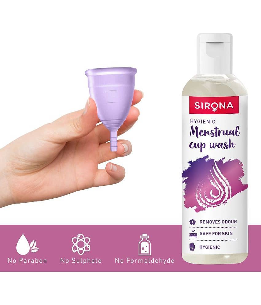 Sirona - Silicone Reusable Menstrual Cup Cleanser Small ( Pack of 1 ) view 2