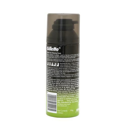 Gillette Classic Lemon Lime Pre Shave Foam, 196 gm view 2