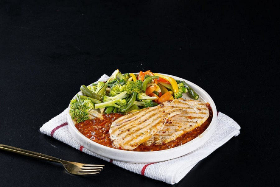 High protein - half pound non veg meal