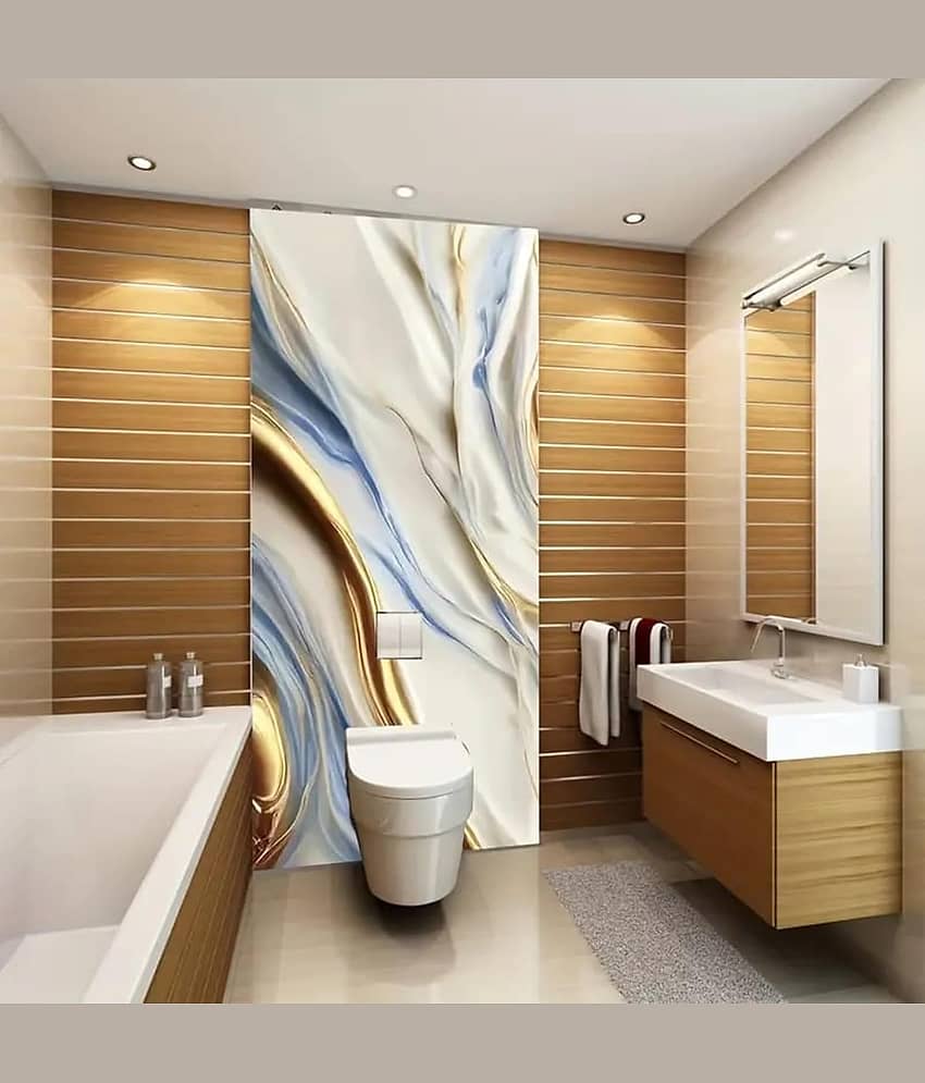 SKYVILLA Wall Sticker 3D Wall Stickers ( 200 x 60 cms ) view 2