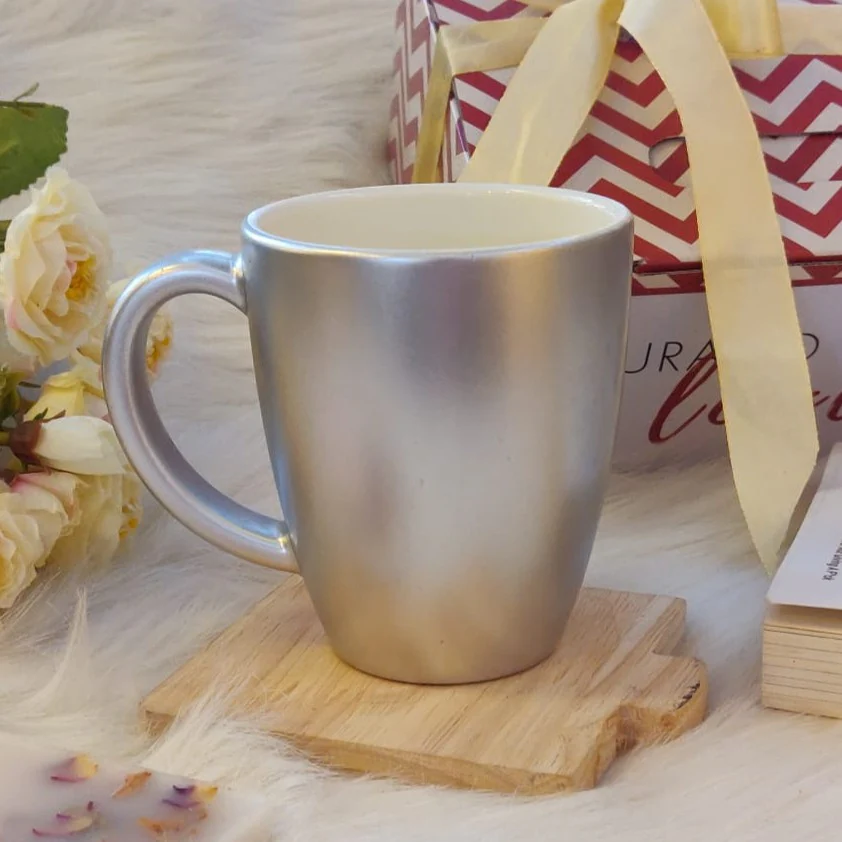 Stallion Barware Silver Coffee Mug